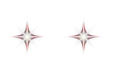 Glossy Star Light Burst Icons