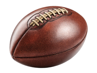 Close-up of a vintage American football (1)