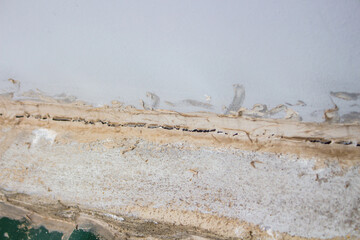 Concrete Wall Crack with Silicone Repair Failure