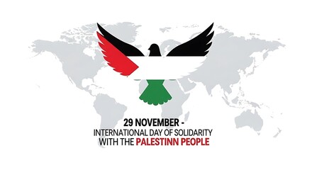 International day of solidarity with palestinian people poster