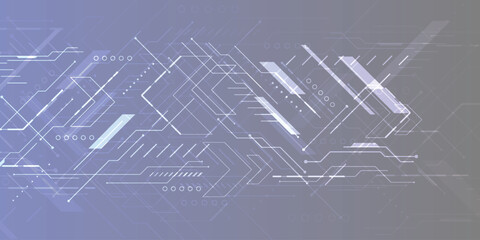 Abstract geometric structure glowing with blue and purple light motion background soft blue background