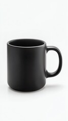 ceramic coffee mug product mockup on white background, clean minimal studio lighting, realistic, high resolution