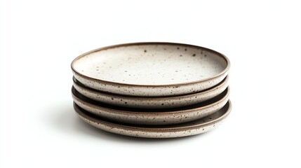 ceramic plate product mockup on white background, clean minimal studio lighting, realistic, high resolution