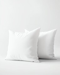 throw pillow product mockup on white background, clean minimal studio lighting, realistic, high resolution