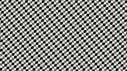 Seamless Geometric Rhombus Pattern In Black And White