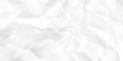 Paper texture Crumpled White. White crumpled paper texture background. Top view.