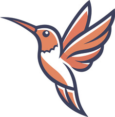 A cheerful cartoon hummingbird in vibrant yellow, purple, pink, and teal flutters mid-air, showcasing expressive eyes, rosy cheeks, and dynamic wings—perfect for nature and kids' themes