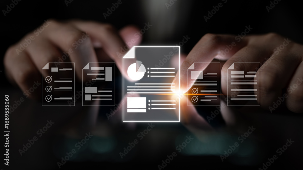 Poster cloud-based document systems improve access, security, and workflow, enabling paperless, productive 