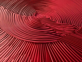 Abstract Red Concentric Circles Texture Pattern Background Design