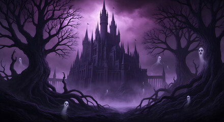 Fototapeta premium spooky halloween background