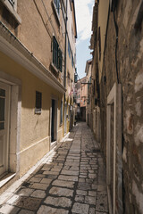 Fototapeta premium narrow street in the old town