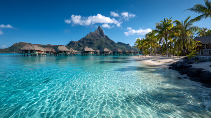 tropical island in the maldives