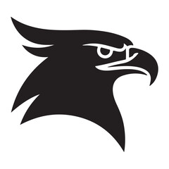 eagle vector silhouette outline sketch logo illustration