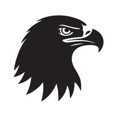 eagle vector silhouette outline sketch logo illustration