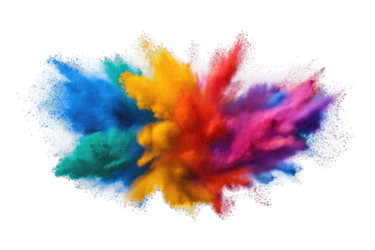 Colorful powder explosion (7)