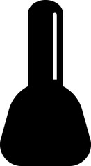 Nail polish bottle icon in black silhouette style, beauty cosmetic container group, flat minimal vector collection for manicure, pedicure, and salon design