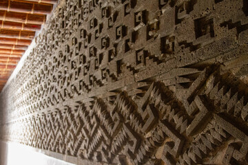 Mitla Archeological site in Mexico