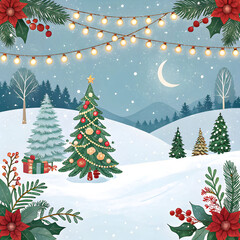 Fototapeta premium Christmas background design