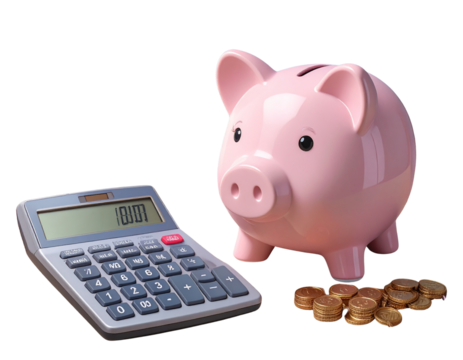 3d minimal money-saving concept. money depositing. money management. future investmen