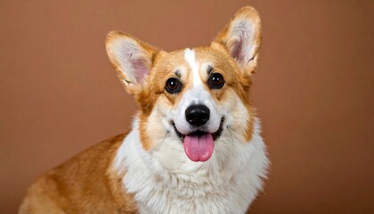 Portrait of a Pembroke Welsh Corgi
