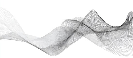 Abstract design of flowing, interconnected lines creates a dynamic and elegant graphic.