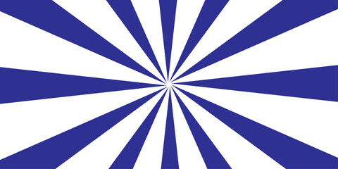 Retro sunburst vector with blue rays on a grunge texture background