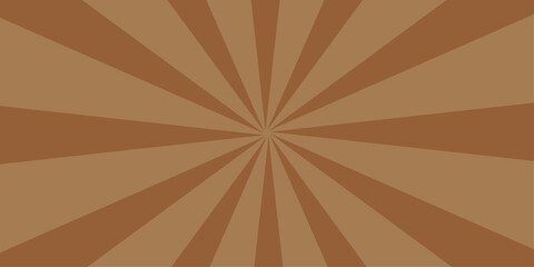 Vintage retro sunburst ray pattern on a dirty grunge brown texture background with an antique paper design