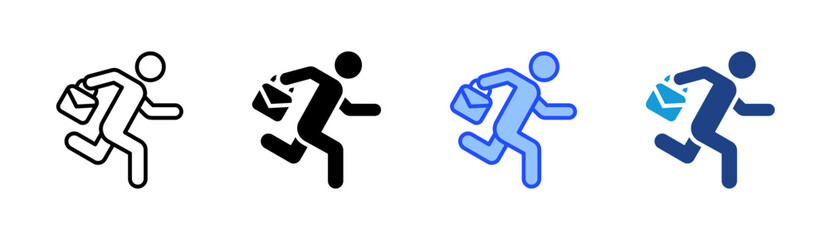 Career Icon Set Multiple Style Collection