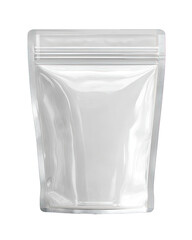 Clear plastic food pouch