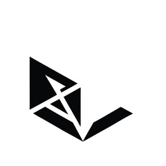 Naklejka premium Adob“Minimalist flat vector logo of a social media app icon, clean bold lines, simple color palette, modern style, white background.”e Illustrator Artwork