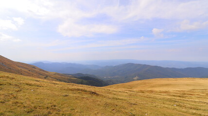 autumn landscape in the mountains