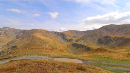 autumn landscape in the mountains