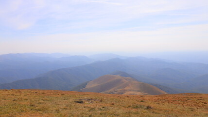 view of the mountains