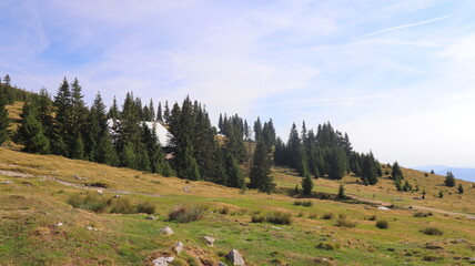 mountain landscape in autumn