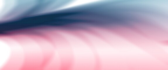 abstract pink and blue background with motion blur and halftone texture