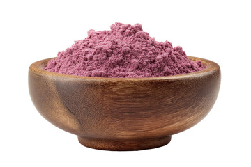 Deep pink powder in a wooden bowl (1)