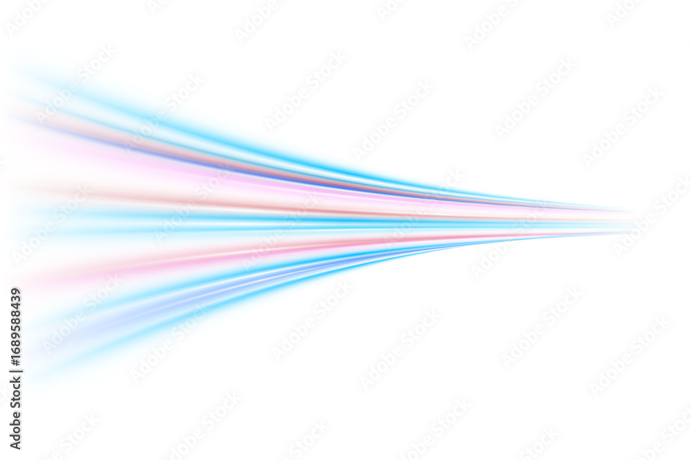 Poster neon glowing lines background light trails motion speed futuristic technology digital abstract desig
