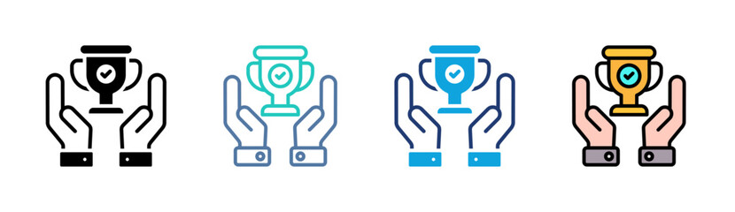 Successful Icon Set Multiple Style Collection