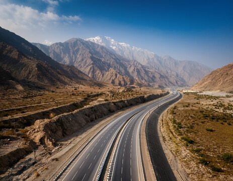 kallar kahar motorway pakistan beautiful highway