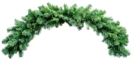 Christmas tree leaves arch christmas green.