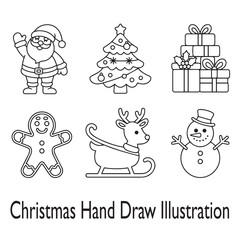 Christma Illustration Ornament Design