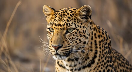 Majestic Leopard in its Natural Habitat.