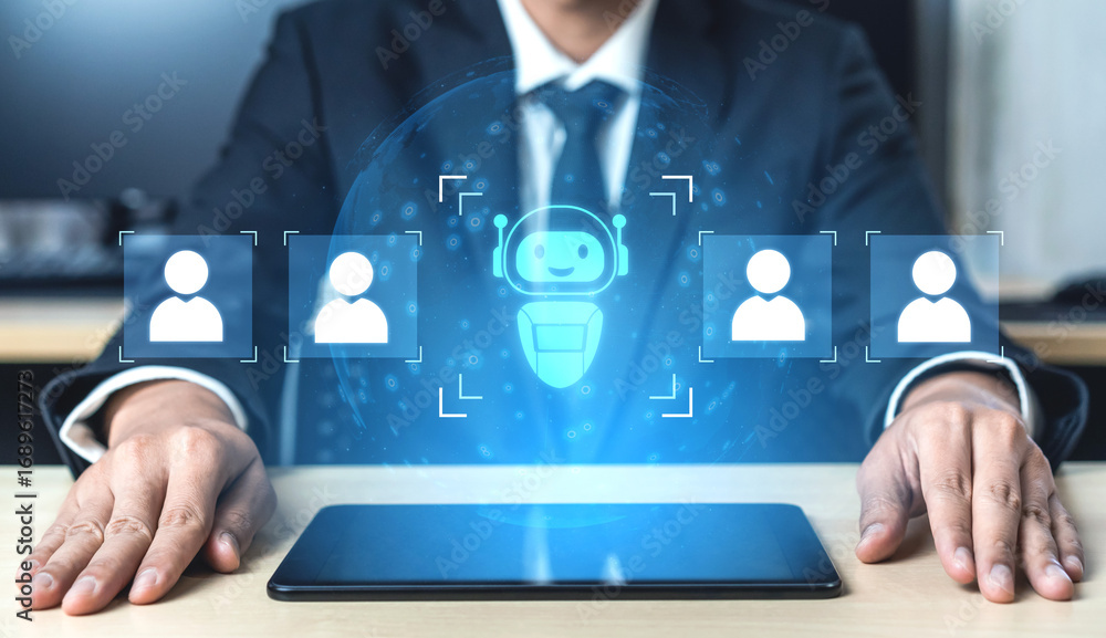 Aufkleber ai is selected to replace human employees, illustrating automation and workforce transformation driv