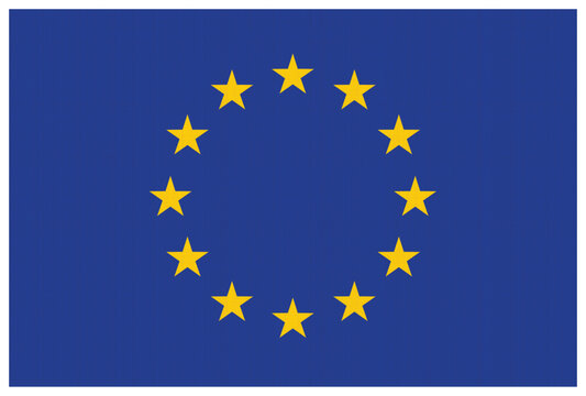 European Union flag design illustration
