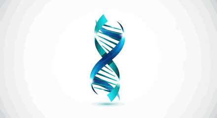 Stylized illustration of a wave cresting, with shades of turquoise and blue, against a white background, creating a dynamic circular motion.