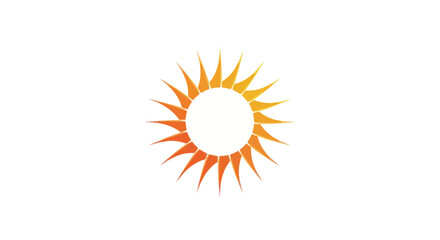 Fototapeta premium Stylized illustration of a wave cresting, with shades of turquoise and blue, against a white background, creating a dynamic circular motion.