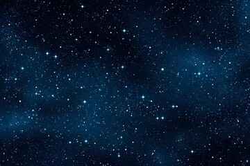 Naklejka premium Constellation-Filled Sky in Midnight Blue, Subtle Nebula Haze, Clean Background for Quotes, Invitations, and Social Ads.Generative AI