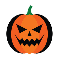 Creepy Halloween Pumpkin Lantern Artwork