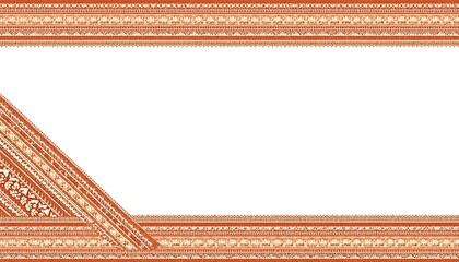 Intricate decorative border design with detailed patterns.