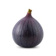 fig isolated on white background, clipping path, full depth of field